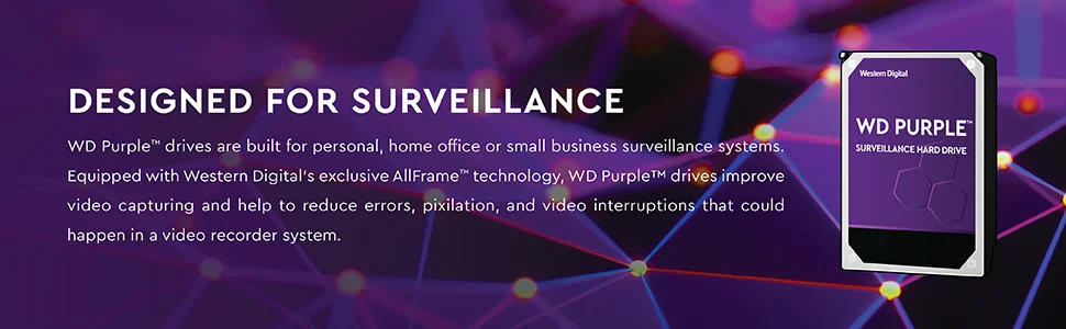 قرص صلب داخلي للمراقبة Western Digital WD Purple سعة 2TB مقاس 3.5 إنش SATA بسرعة 5400 RPM - Image 5