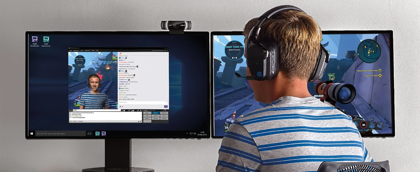 كاميرا ويب Logitech C922 Pro Stream بدقة 1080P Full HD - Thumbnail 15