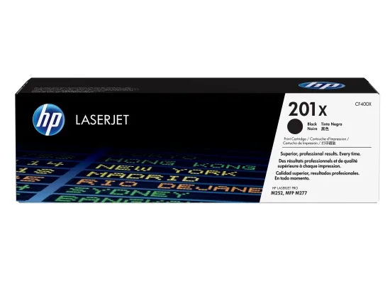 خرطوشة تونر ليزر HP CF400X (201X) أصلية سوداء عالية الإنتاجية - Image 2