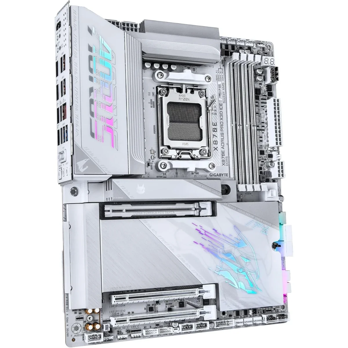 لوحة أم GIGABYTE X870E AORUS PRO X3D ICE ATX AM5 - Image 6