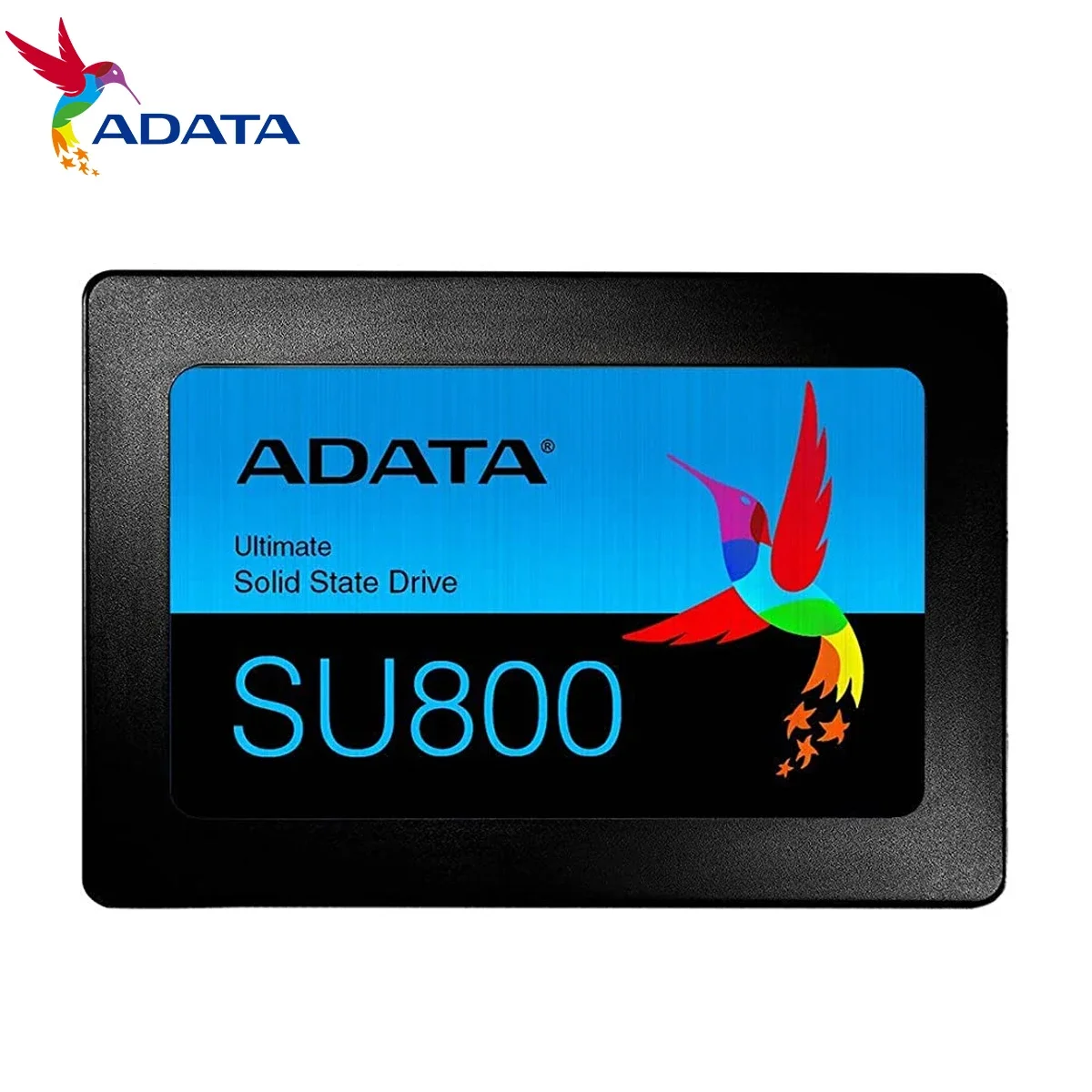 قرص SSD ADATA SU800 بسعة 256GB وذاكرة 3D NAND مقاس 2.5 إنش SATA III، بسرعة قراءة تصل إلى 560MB/s