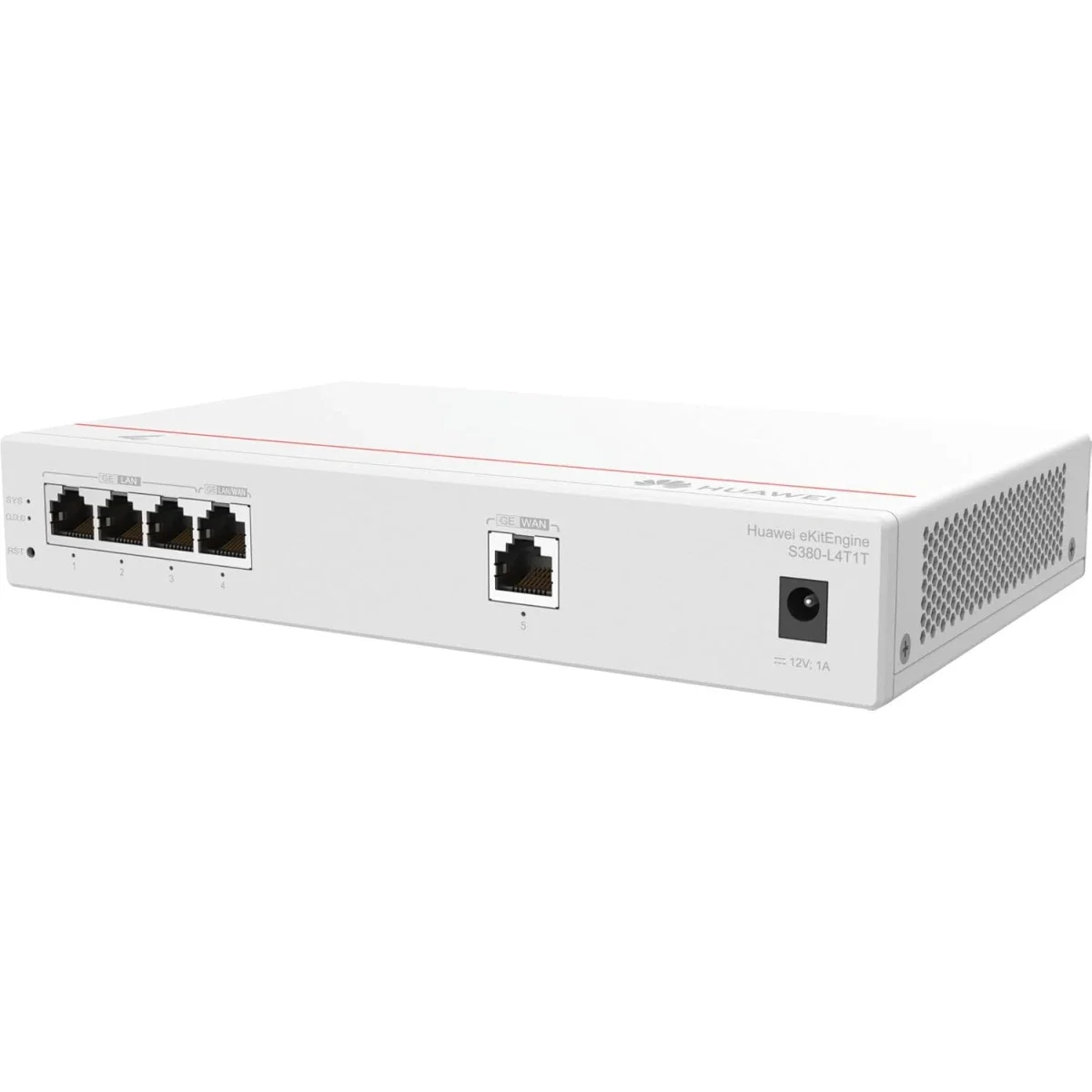 بوابة متعددة الخدمات HUAWEI S380-L4T1T مع 1x GE WAN و4x GE LAN بسرعة توجيه 2Gbps - Image 2
