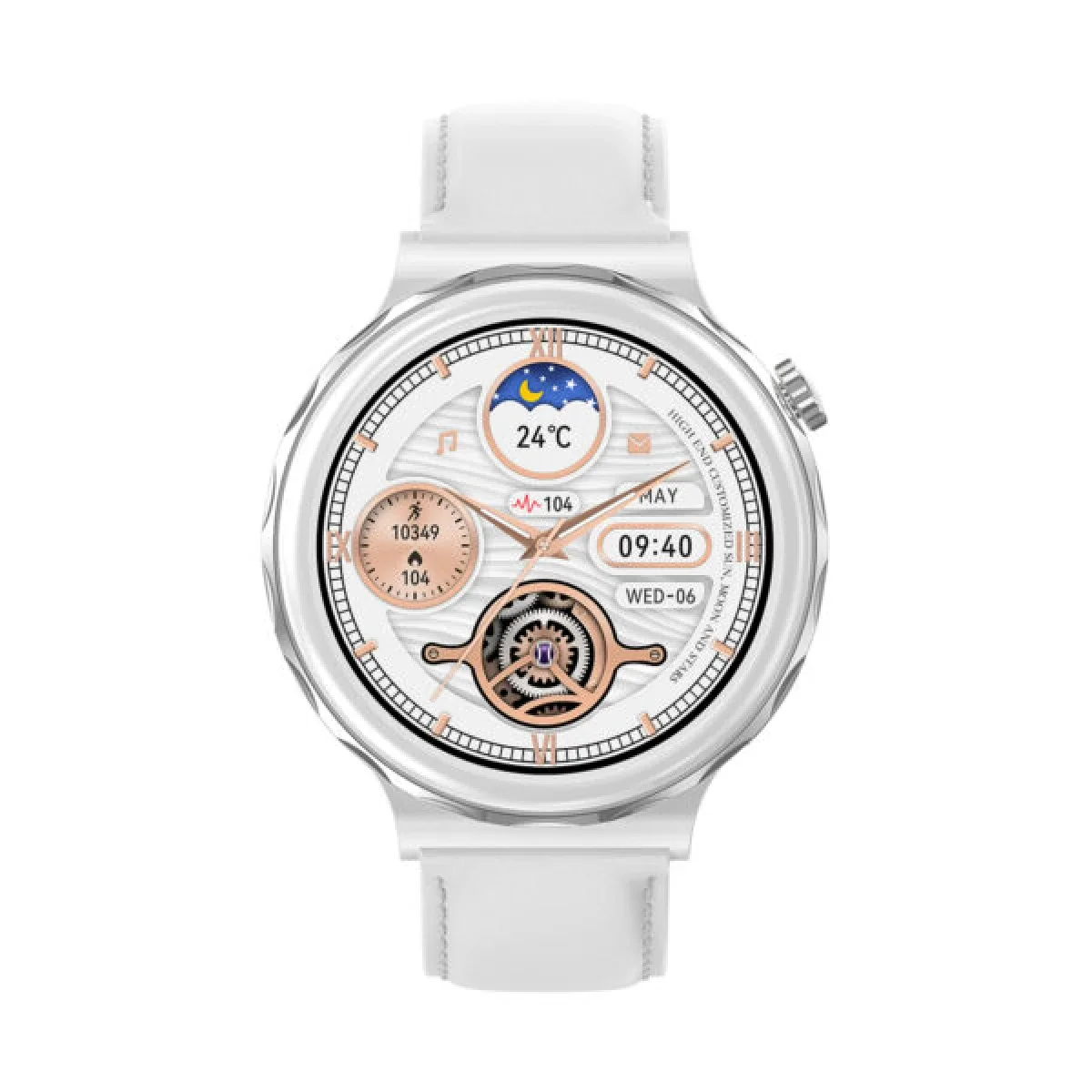 ساعة ذكية VIKUSHA Vogue2 بشاشة IPS دائرية 1.32 إنش ومكالمات Bluetooth - Thumbnail 3