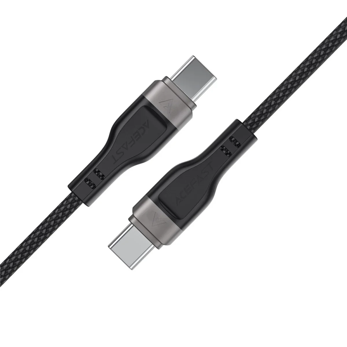 كابل ACEFAST C11-03 USB-C إلى USB-C بطول 1.2 متر وشحن سريع 60 واط مضفر مغناطيسي - أسود - Thumbnail 4