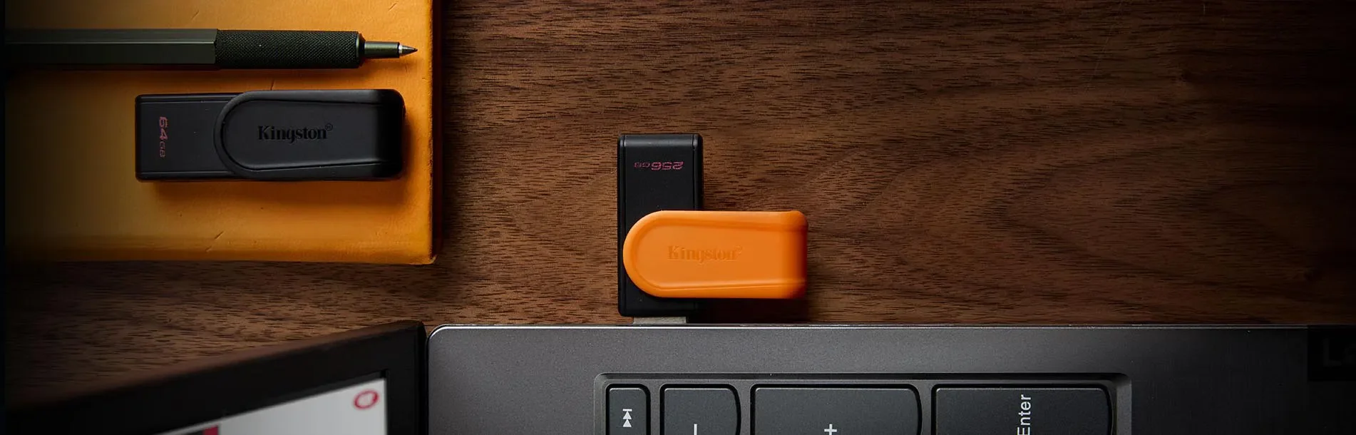 فلاش ميموري Kingston DataTraveler Exodia S 64GB بغطاء دوّار (DTXS/64GB) - Image 7