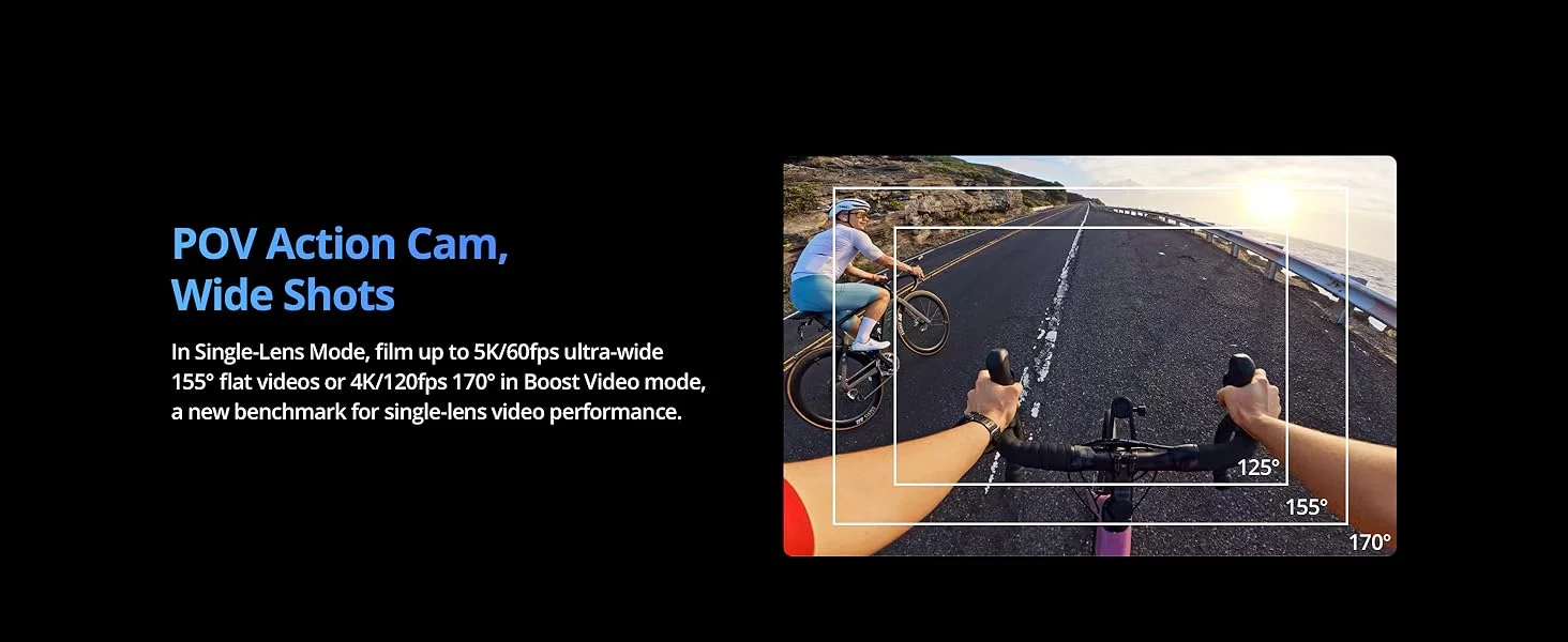 DJI Osmo 360 Adventure Combo 8K 360° Action Camera with 105GB Storage - Thumbnail 21