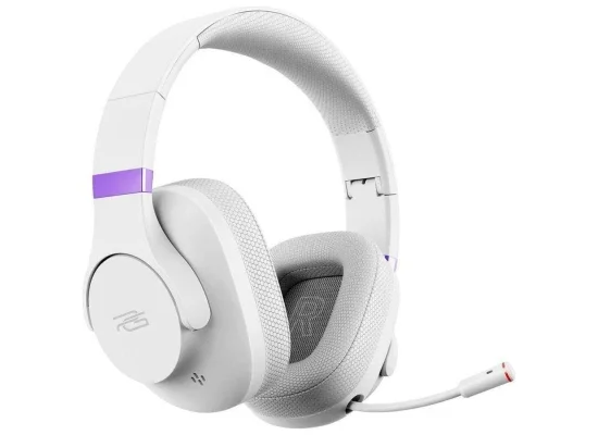 Proove Bliss Wireless Gaming Headphones, Bluetooth 5.0, AUX, 34-Hour Battery, White - Thumbnail 8