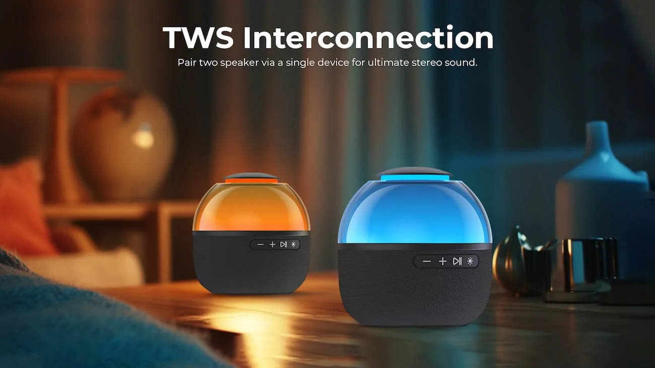 HAVIT SK900BT Wireless Speaker with RGB Lights and 360° Surround Sound - Thumbnail 9