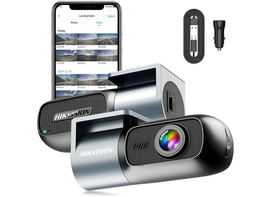 كاميرا داش أمامية HIKVISION AE-DC2018-D1 بدقة 1080P مع Wi‑Fi وحساس G - Thumbnail 6