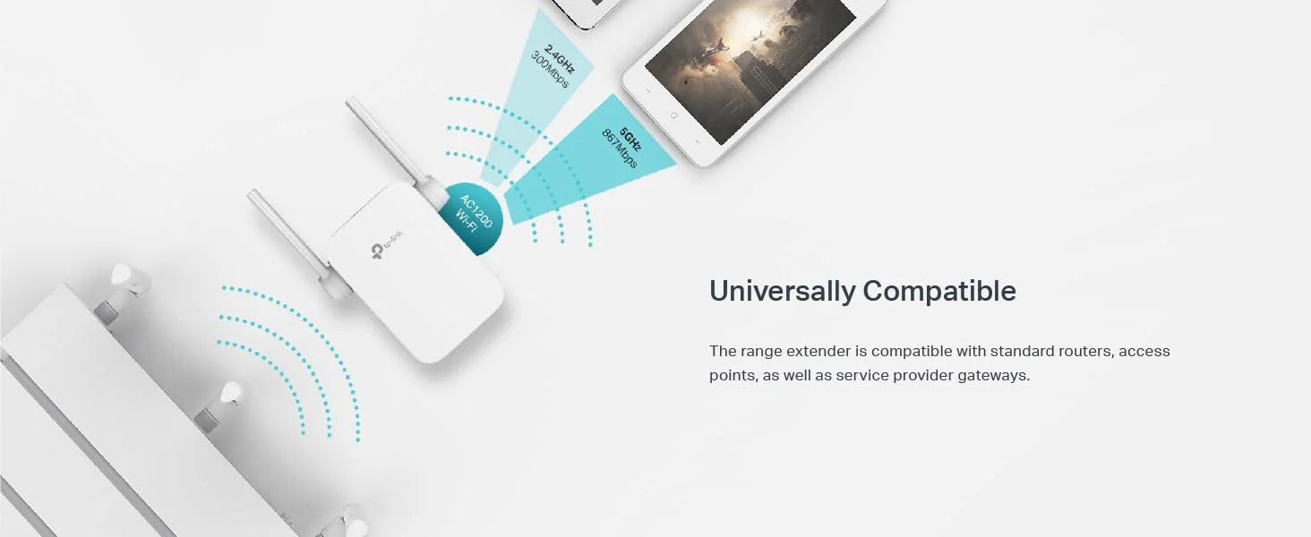 مقوي نطاق Wi-Fi TP-LINK RE305 AC1200 - Thumbnail 6