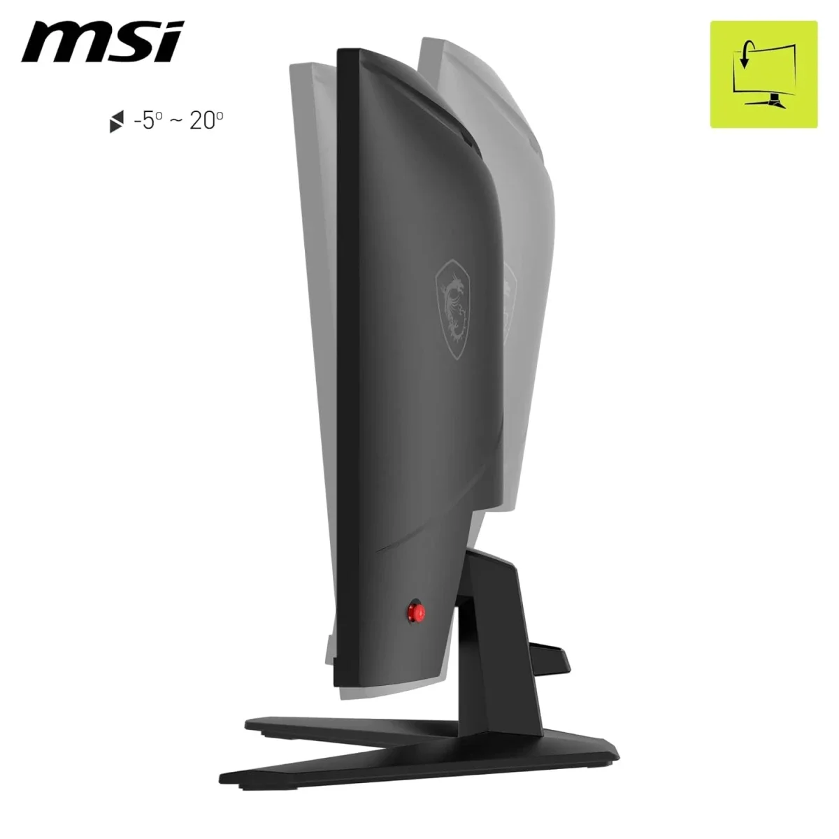 شاشة ألعاب MSI 27 إنش منحنية QHD Rapid VA بتردد 180 هرتز واستجابة 0.5 مللي ثانية MAG 275CQF E18 - Image 4