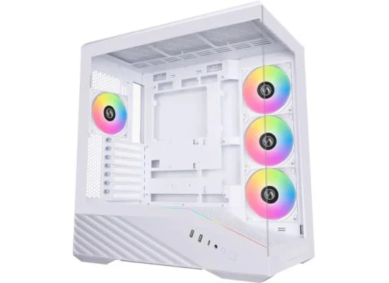 LIAN LI Vector V100RW V100R White ARGB ATX Mid-Tower Gaming Case with Type-C - Image 4