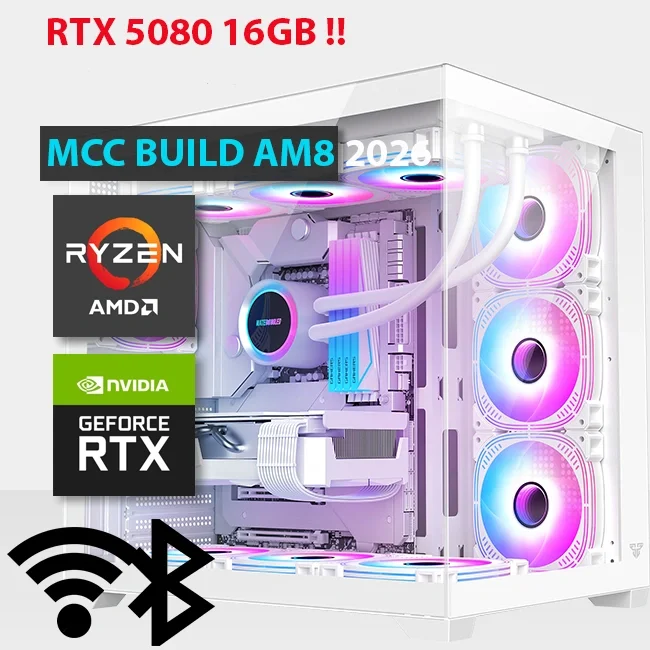 AMD Ryzen 7 7800X3D Gaming PC Build with GeForce RTX 5080 32GB RAM 1TB SSD - Image 2