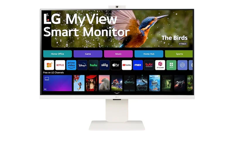 LG MyView 32SR85U-W Smart Monitor 31.5-inch 4K UHD IPS 5ms with Built-in FHD Webcam - Image 2