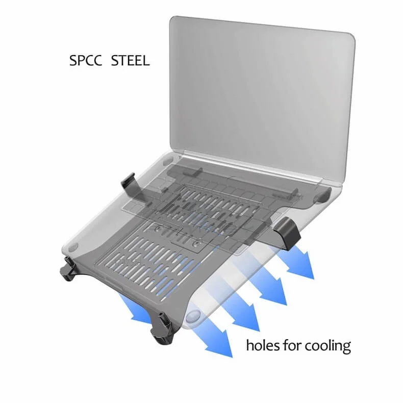 North Bayou FP-2 Laptop Mount Holder for 10-17 Inch Laptops - Image 9