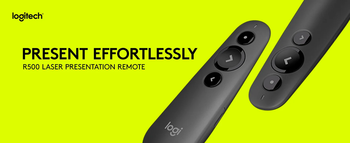 جهاز تحكم بالعروض Logitech R500s لاسلكي بمؤشر ليزر أحمر - جرافيت - Thumbnail 9