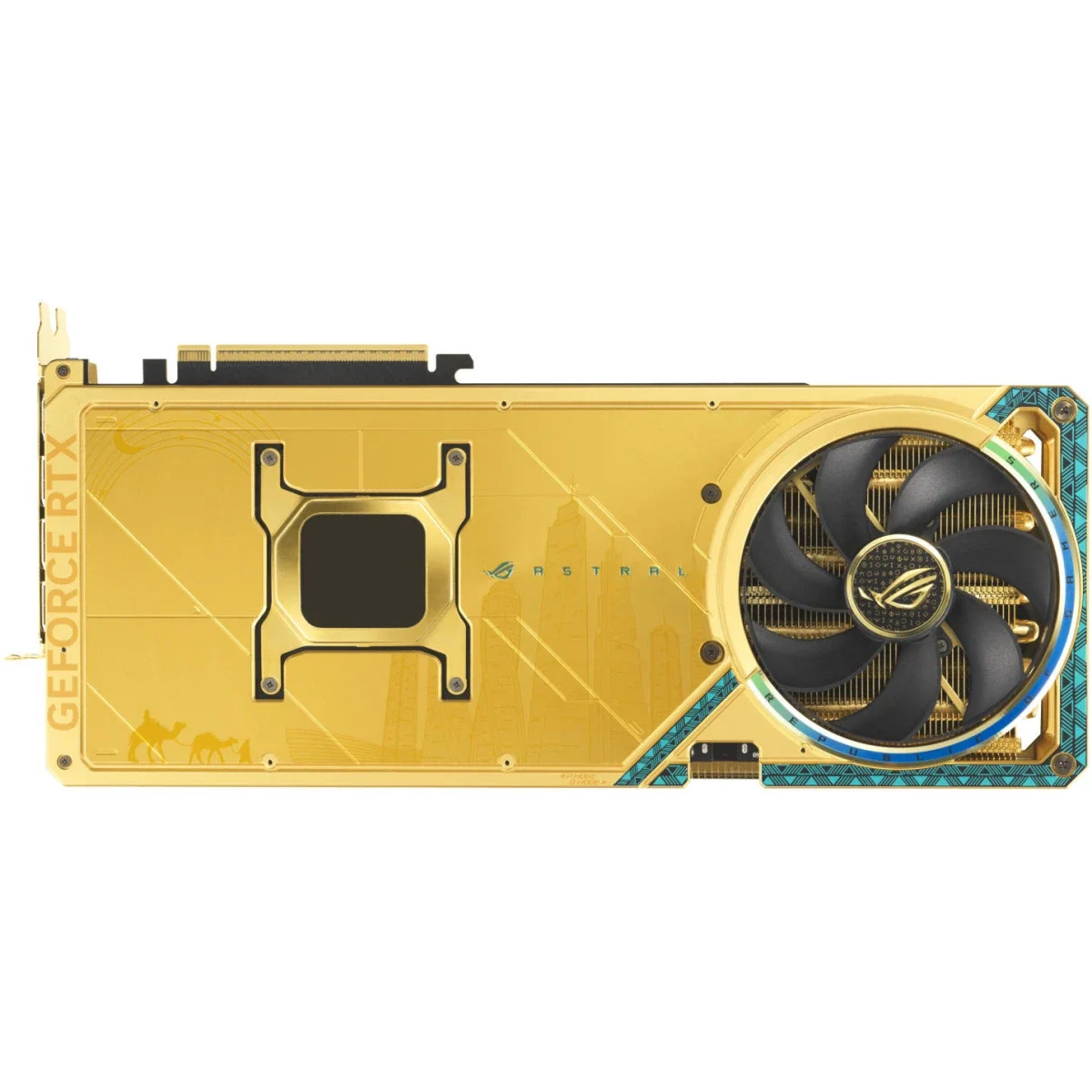 كرت شاشة Asus ROG Astral GeForce RTX 5090 Dhahab OC Edition بسعة 32GB GDDR7 - Image 5
