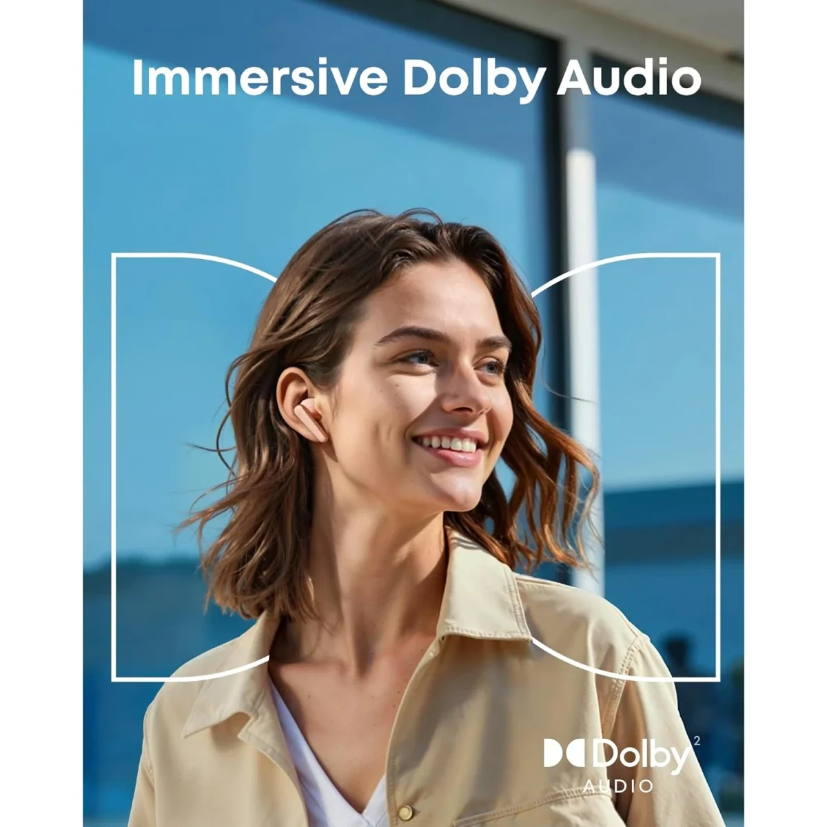 سماعات أذن لاسلكية مانعة للضوضاء Anker soundcore Liberty 5 - وردي - Thumbnail 6