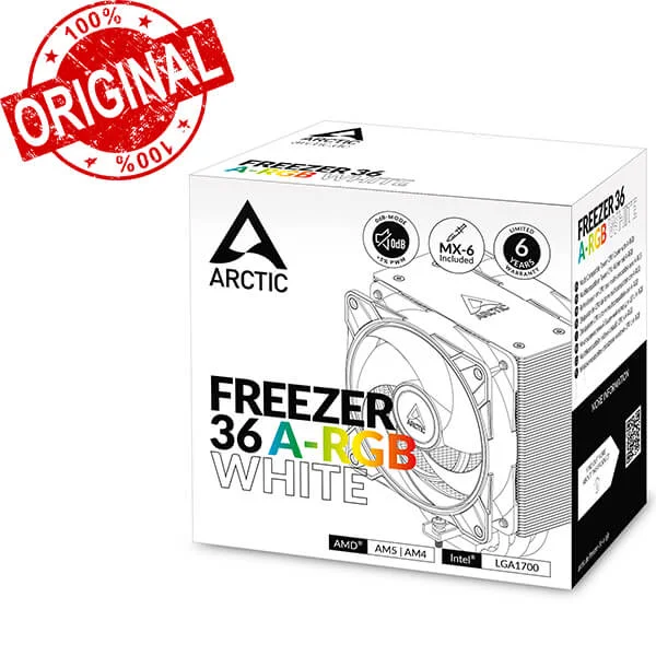 مبرد هوائي للمعالج ARCTIC Freezer 36 A-RGB أبيض - Image 2