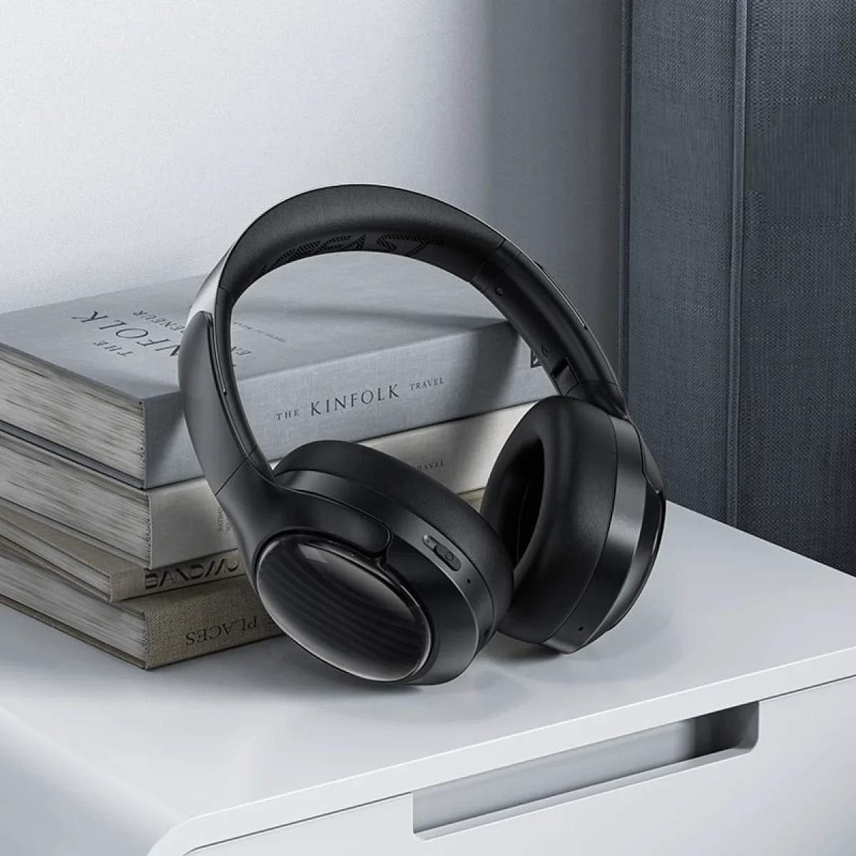 ACEFAST H5 Wireless ANC Over-Ear Headphones Bluetooth 5.3 Black - Thumbnail 5