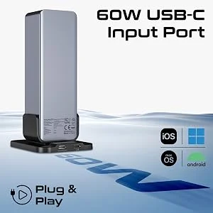 موزع USB-C متعدد المنافذ برجي 14 في 1 Promate GegaTower-60W بقدرة 60 واط - Image 13