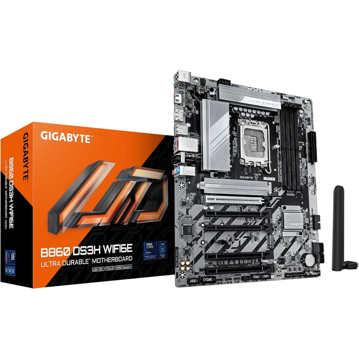 GIGABYTE B860 DS3H WIFI6E LGA 1851 ATX Motherboard DDR5 PCIe 5.0 - Image 1