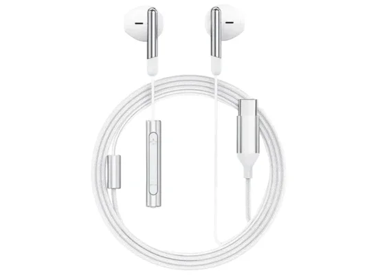 سماعات أذن ACEFAST L3 سلكية USB-C مع مايك - أبيض - Image 3