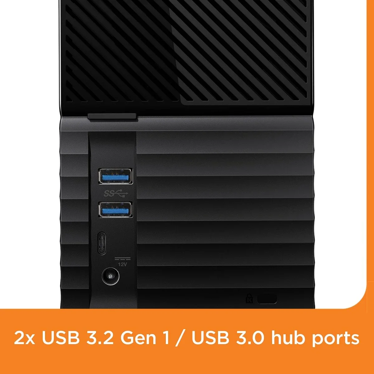 هارد ديسك خارجي مكتبي Western Digital WD My Book Duo 28TB ثنائي الفتحة RAID-0 USB 3.0 وType-C - Image 6