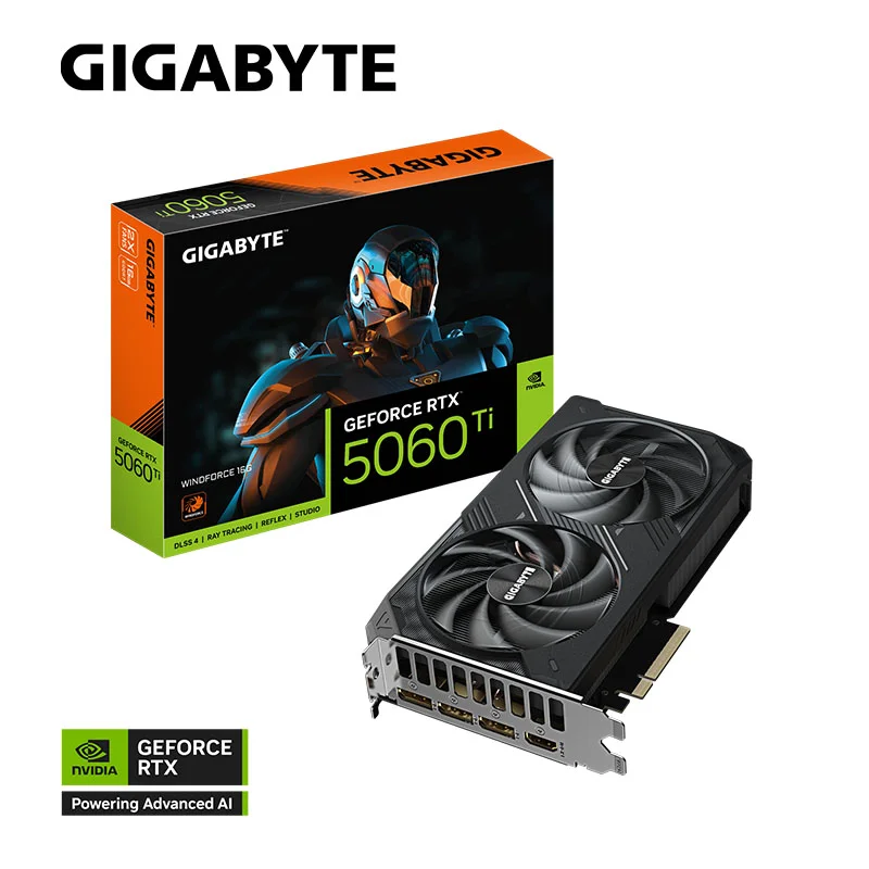GIGABYTE GeForce RTX 5060 Ti WINDFORCE 8G Graphics Card – GV-N506TWF2-8GD - Image 6