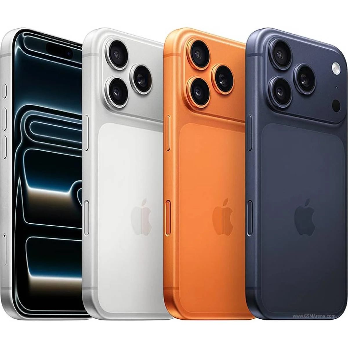 هاتف Apple iPhone 17 Pro 256GB بمعالج A19 Pro وشاشة Super Retina XDR 6.3 إنش وكاميرات ثلاثية 48MP وUSB-C 3.2، أزرق داكن