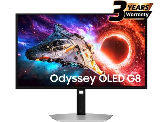 شاشة ألعاب Samsung Odyssey G8 (2026) HG802 مقاس 27 إنش بدقة 4K QD-OLED وتردد 240 هرتز وزمن استجابة 0.03 مللي ثانية - Thumbnail 5