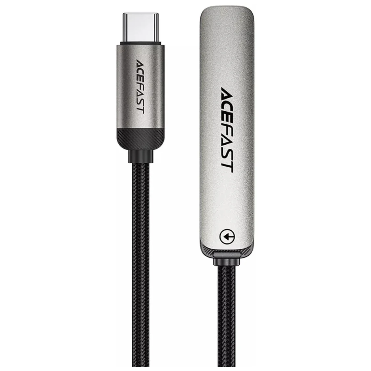 ACEFAST C28-01 USB-C to Lightning Cable with Phone Holder - Metal Grey