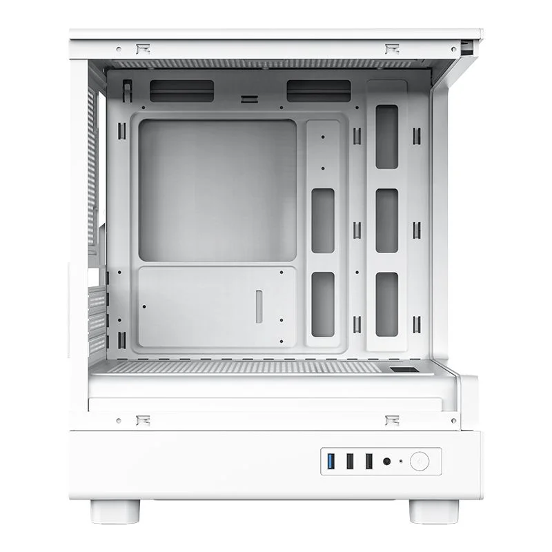 كيس كمبيوتر DarkFlash DB330M للألعاب Micro-ATX ميد تاور مع 3 مراوح ARGB - أبيض - Thumbnail 8