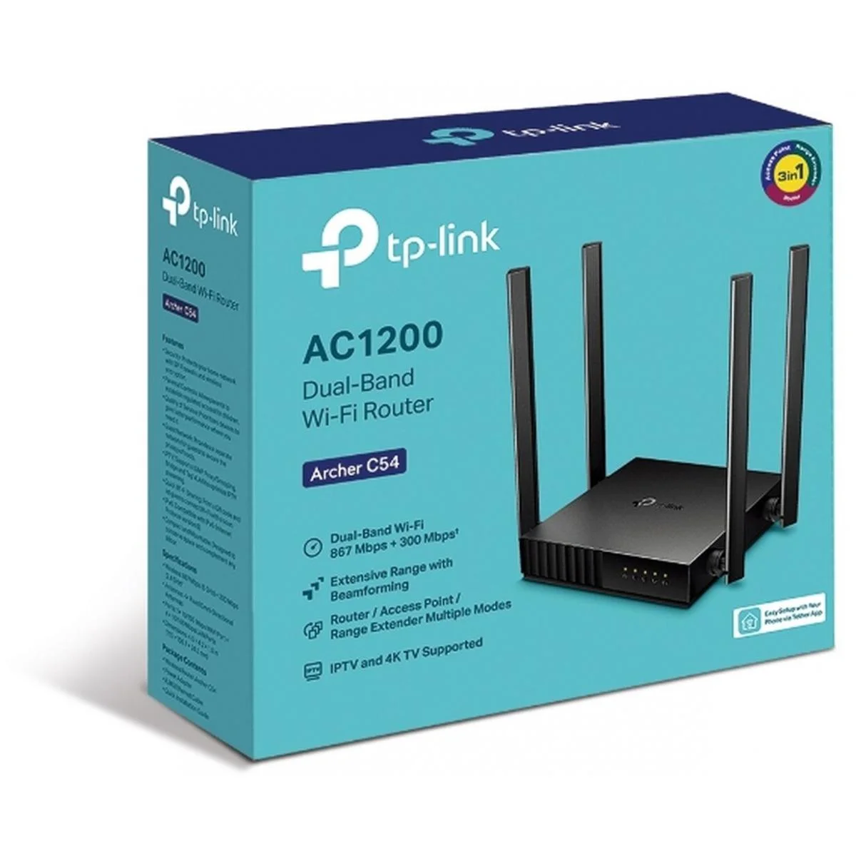 راوتر TP-LINK Archer C54 واي فاي مزدوج النطاق AC1200 3 في 1 - Image 2
