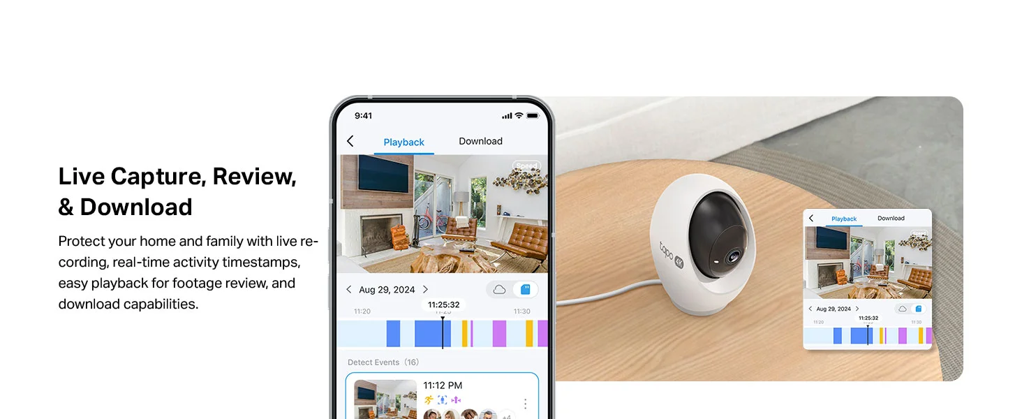كاميرا مراقبة داخلية متحركة 4K TP-LINK Tapo C260 - Image 23