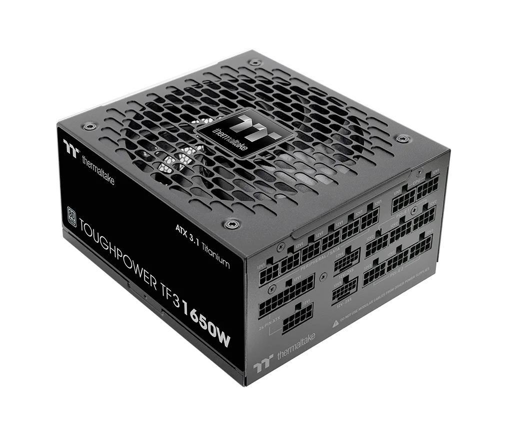 مزود طاقة Thermaltake Toughpower TF3 بقدرة 1650 واط ATX 3.1 معياري بالكامل بشهادة 80 PLUS Titanium - Thumbnail 14