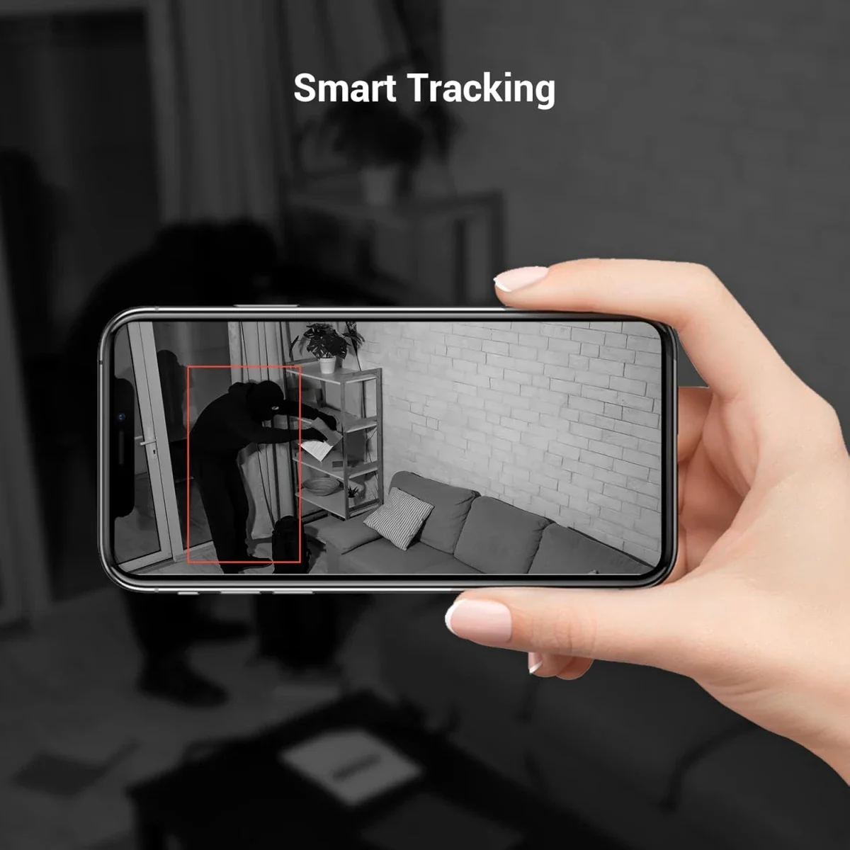 كاميرا مراقبة منزلية ذكية Ezviz H6C بدقة 2MP Full HD بانورامية ومتعددة الاتجاهات Wi-Fi - Thumbnail 5