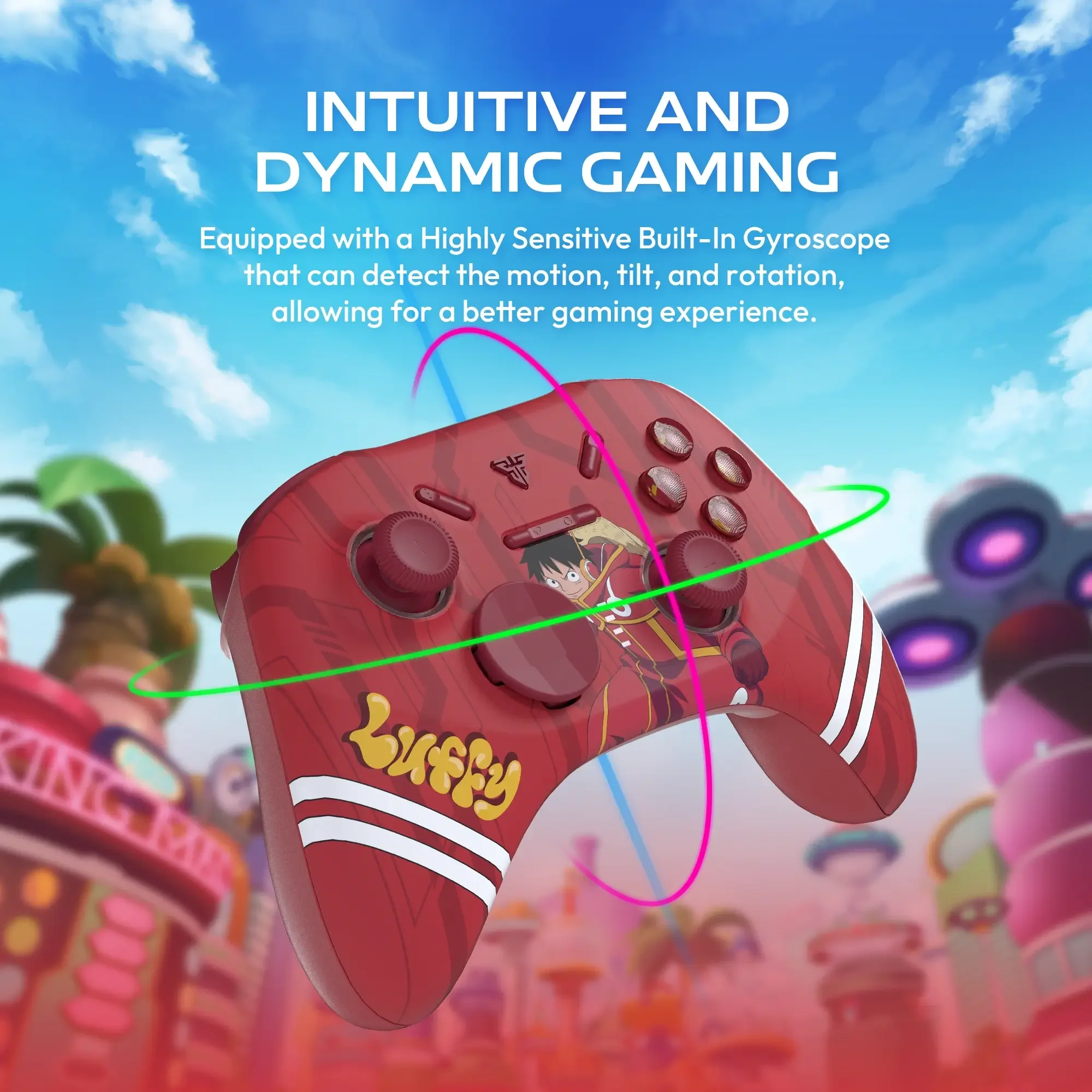 Fantech EOS II PRO WGP15V2A ONE PIECE Luffy Egghead Edition Wireless Gamepad - Image 7