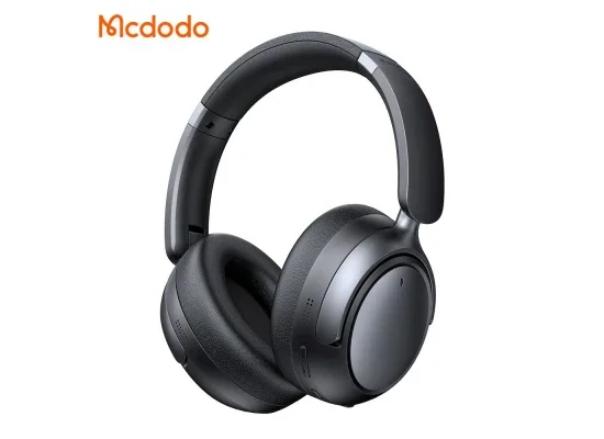 Mcdodo HP-1400 Bluetooth 5.3 ANC Headphones, 70H Playtime - Black - Thumbnail 5