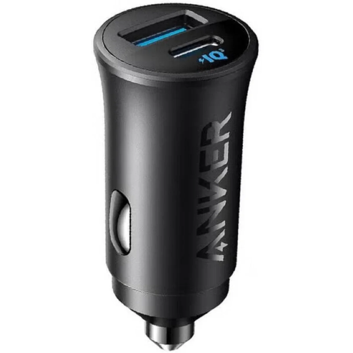 Anker 30W 2-Port USB-C & USB-A Car Charger with PowerIQ 3.0 - Black - Image 2