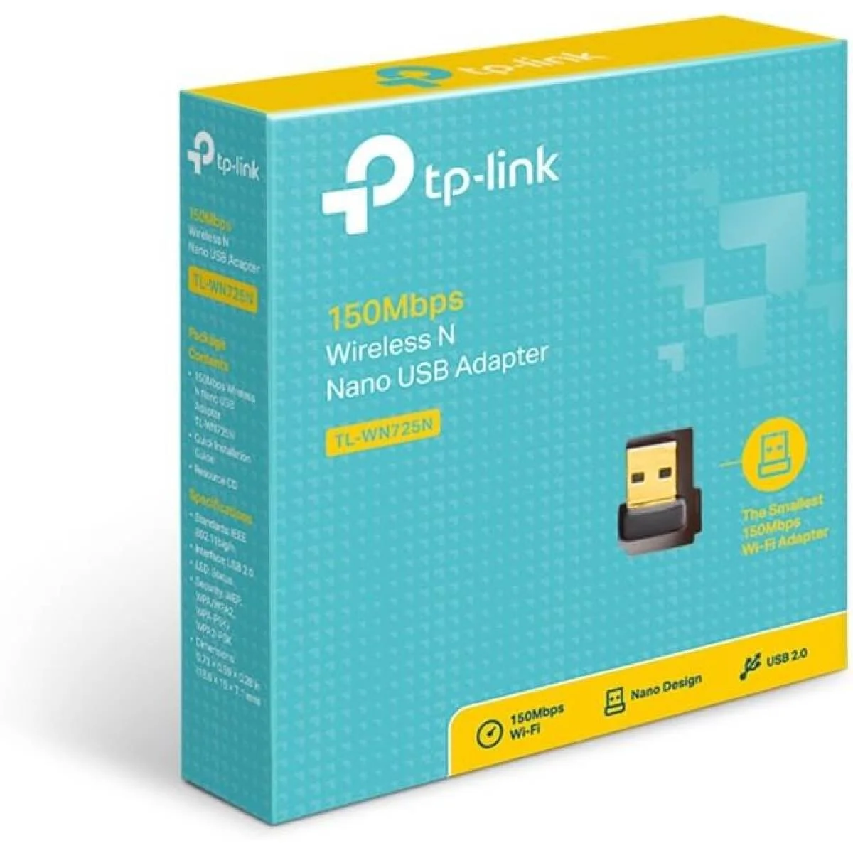 محول واي فاي لاسلكي TP-LINK TL-WN725N N150 USB بسرعة 150Mbps - Image 2