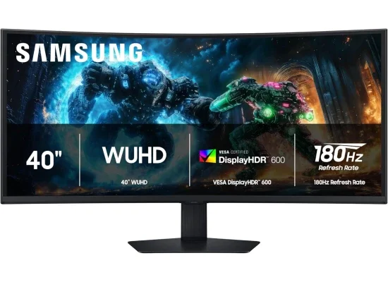Samsung Odyssey G7 G75F 40-Inch Curved WUHD 180Hz Gaming Monitor - Thumbnail 10
