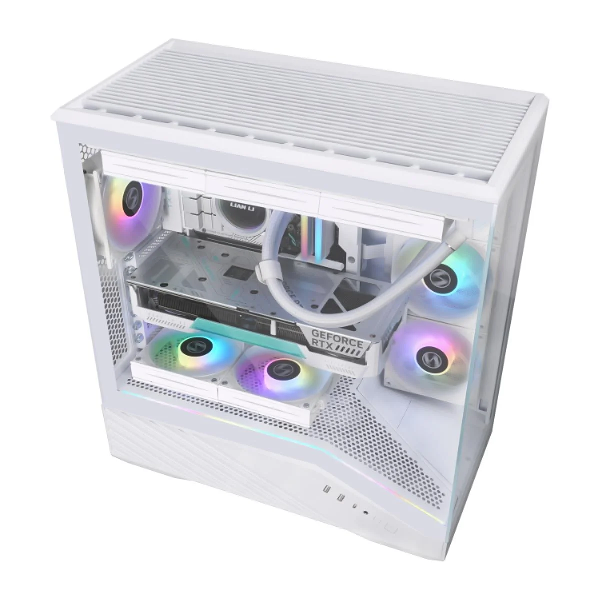 LIAN LI Vector V100RW V100R White ARGB ATX Mid-Tower Gaming Case with Type-C - Image 3