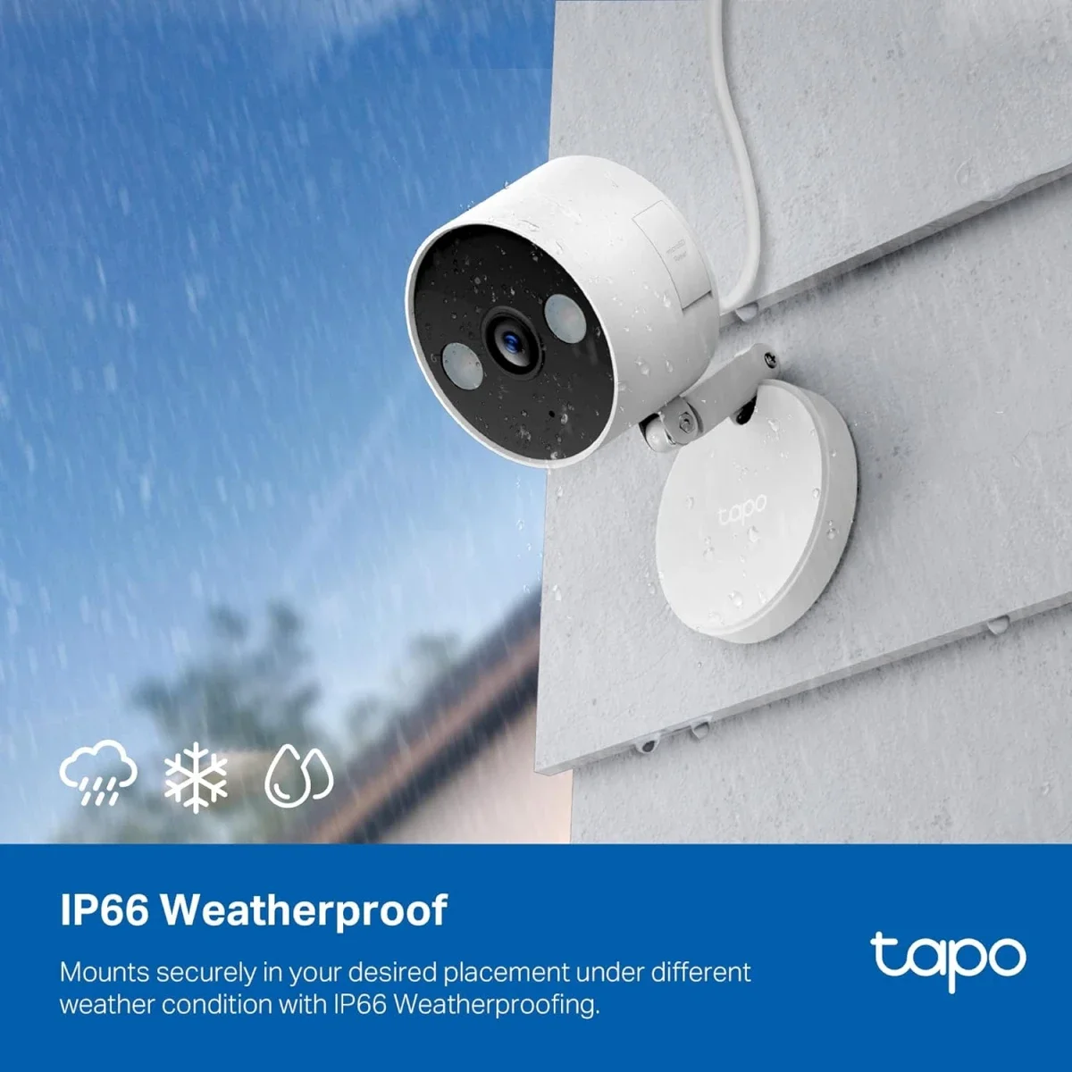 كاميرا مراقبة TP-LINK Tapo C120 بدقة 2K QHD للاستخدام الداخلي والخارجي مع رؤية ليلية ملونة - Image 7