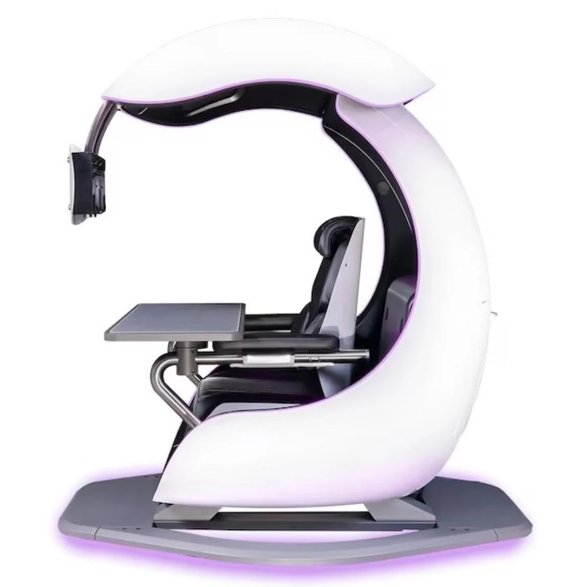 Cooler Master ORB X Immersive ARGB Cockpit Station for 3 x 27-Inch Monitors Black/White - Thumbnail 3