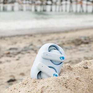 سماعات أذن لاسلكية بالكامل مستدامة Skullcandy EcoBuds بتقنية Bluetooth حتى 8 ساعات، أزرق جليدي - Image 7