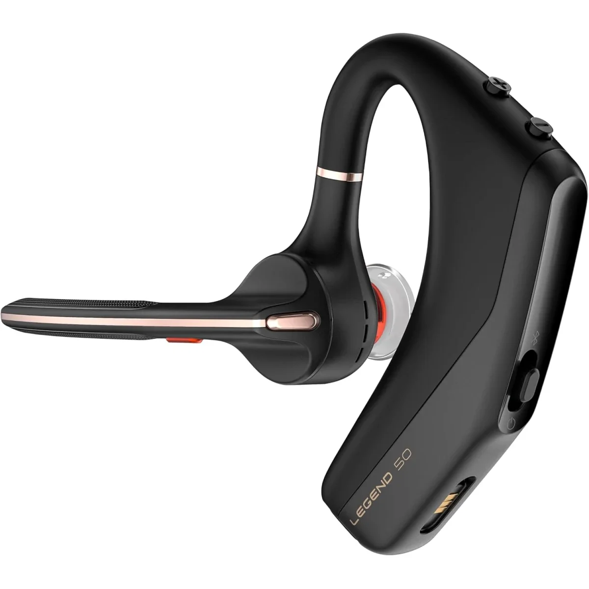 سماعة رأس لاسلكية Poly Voyager Legend 50 بتقنية Bluetooth مع 4 ميكروفونات لعزل الضوضاء
