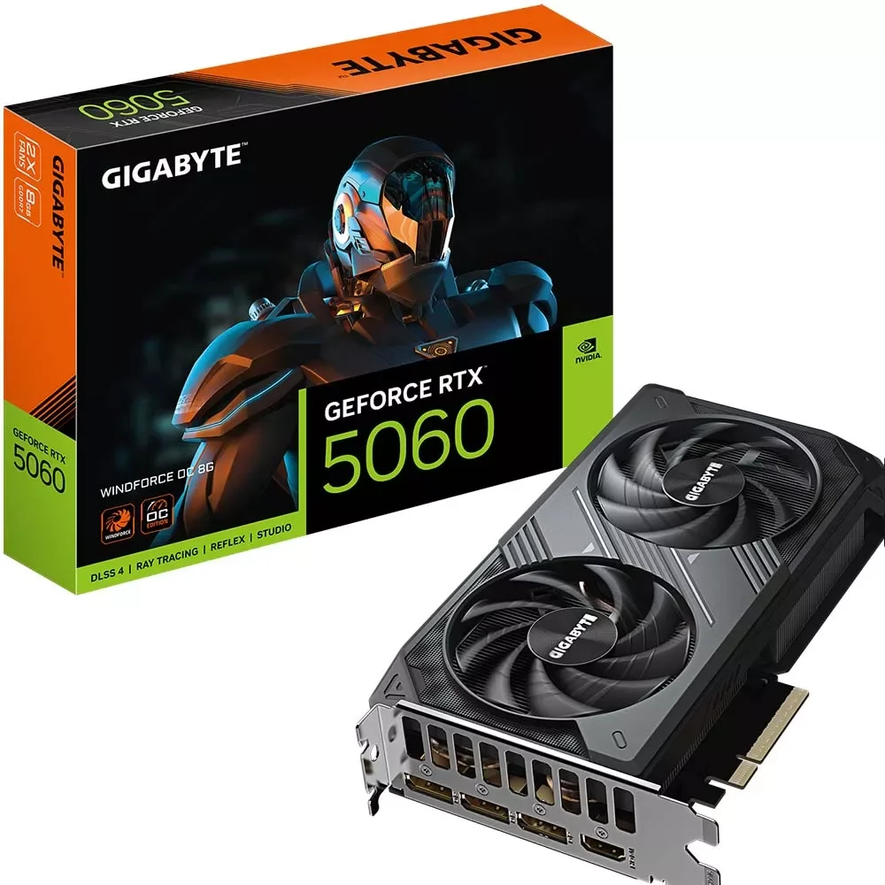كرت شاشة GIGABYTE GeForce RTX 5060 WINDFORCE OC 8GB GDDR7 GV-N5060WF2OC-8GD - Image 13
