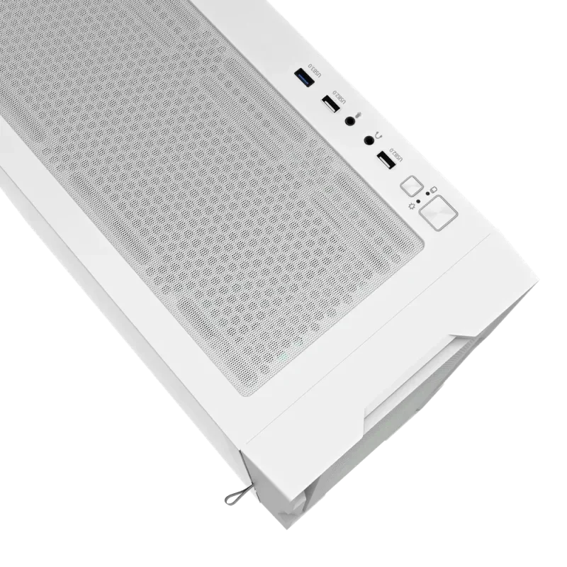 DarkFlash DK431 E-ATX PC Case – White – 4 Pre-installed ARGB Fans - Thumbnail 5