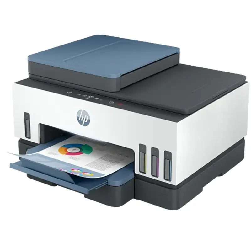 طابعة HP Smart Tank 790 لاسلكية مع سكانر ونسخ وفاكس ومغذي مستندات ADF – 4WF66A - Thumbnail 3